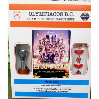 Subbuteo Andrew Table soccer Olympiacos Euroleague basketball 2026 Winners on WSB Professional bases